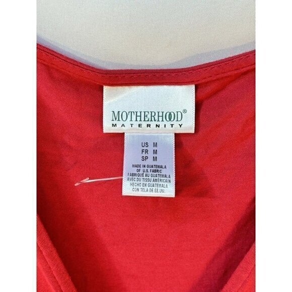 Motherhood Tank Dress Red Tie NWOT - Medium - Picture 2 of 7